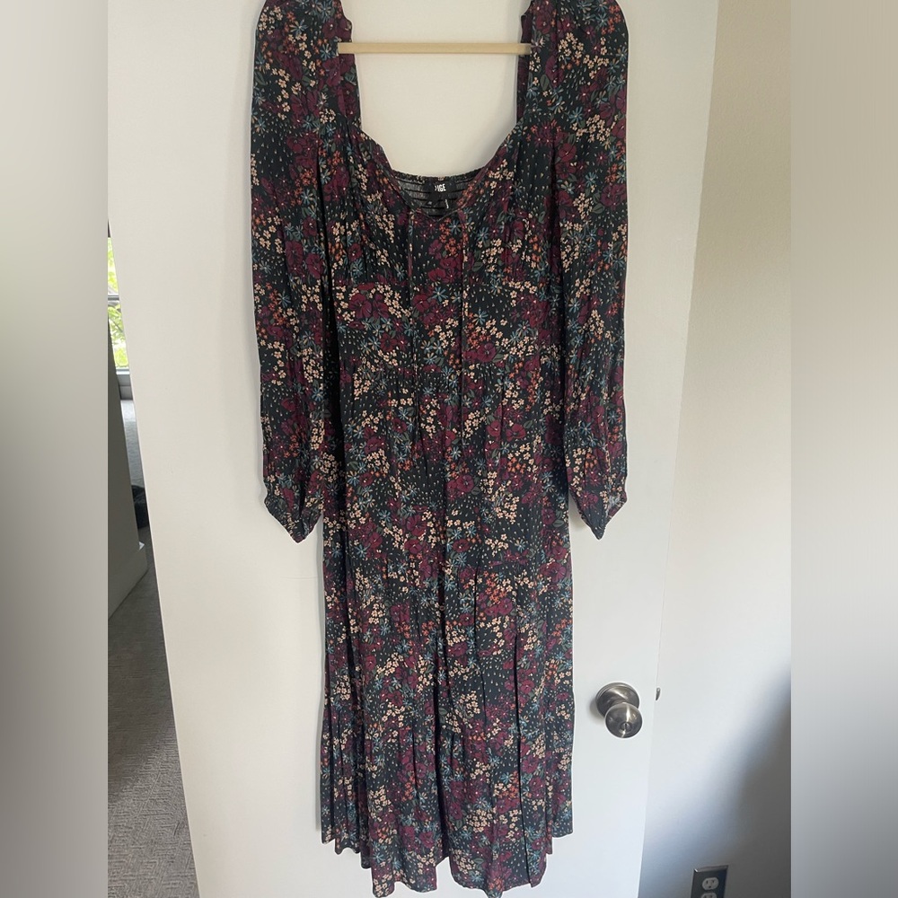 Paige fall floral dress